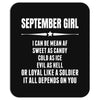 Super September Girl Mousepad