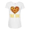 true love heart Maternity Scoop Neck T-shirt