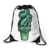 tentacle ice Drawstring Bags