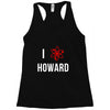 i heart howard Racerback Tank