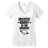 Greatest Daddy In The Universe Women's V-Neck T-Shirt