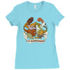 i heart dinosaur Ladies Fitted T-Shirt