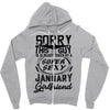 This Guy Is Taken By A Super Sexy January Girlfriend Zipper Hoodie