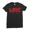 Love Ladies Fitted T-Shirt