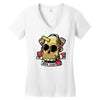 insert brain here Women's V-Neck T-Shirt