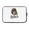 monkey cafe pilote Laptop sleeve