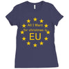 All I want for Christmas is EU Ladies Fitted T-Shirt