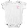 erica costell goat pocket Baby Onesie