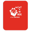 the cat in the box Mousepad