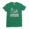 frankensolo meets the wook man Ladies Fitted T-Shirt