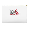 eat sleep bmx repeat Accessory Pouches
