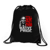 still here still strong Drawstring Bags