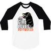 This Girl Loves Rottweiler 3/4 Sleeve Shirt