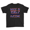 made in 1967 50 years of being awesome Youth Tee