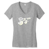 funny rude sperm bj ideal birthday gift or presen Women's V-Neck T-Shirt