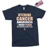 Uterine Cancer Awareness I Wear Peach For Some Special To Me Exclusive T-shirt