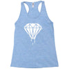 dripping diamond logo Racerback Tank