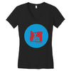please blu Women's V-Neck T-Shirt
