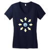 free to move Women's V-Neck T-Shirt