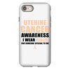 Uterine Cancer Awareness I Wear Peach For Some Special To Me iPhone 8