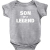 Dad The Man The Myth The Legend - Son Of A Legend Family Matching Baby Bodysuit