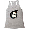 more hugs less fights Racerback Tank