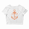anchored faith Crop Top