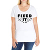 Broke It - Fixed It Ladies Curvy T-Shirt