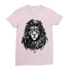 nerd  lion Ladies Fitted T-Shirt