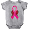 breast cancer pink ribbon Baby Bodysuit