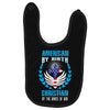 American by Birth Christian By the Grace of God Baby Bibs