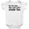 my life feels Baby Onesie