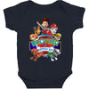paw patrol birthday boy  brother Baby Bodysuit