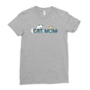 cat mom Ladies Fitted T-Shirt