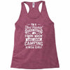 love camping!!! Racerback Tank