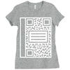 qr composition Ladies Fitted T-Shirt