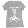 thorshammer mj&ouml;lnir odin wikinger germanen Ladies Fitted T-Shirt