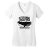 to hell and back   customs Women's V-Neck T-Shirt