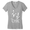 chic organization Women's V-Neck T-Shirt