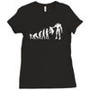 evolution to termination Ladies Fitted T-Shirt