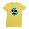 led eye Ladies Fitted T-Shirt