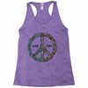 peace in our time vectorized Racerback Tank