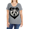sunglasses panda Ladies Curvy T-Shirt