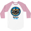 believe in pugcorns 3/4 Sleeve Shirt
