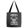 This Guy Like To Drink Wine Save Animals and Take Naps Tote Bags