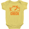 check engine Baby Onesie