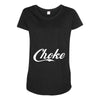 Choke Maternity Scoop Neck T-shirt