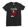 crab Ladies Fitted T-Shirt