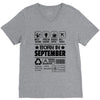 Born In September V-Neck Tee