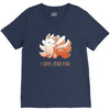 i give zero fox V-Neck Tee